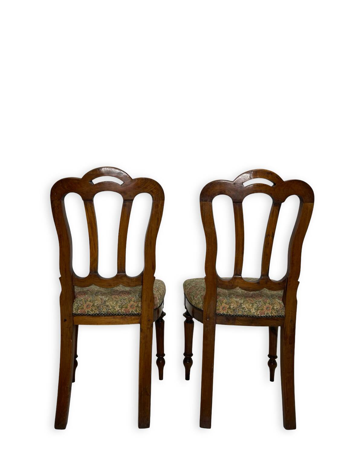 Ensemble de quatre chaises de style Umbertine