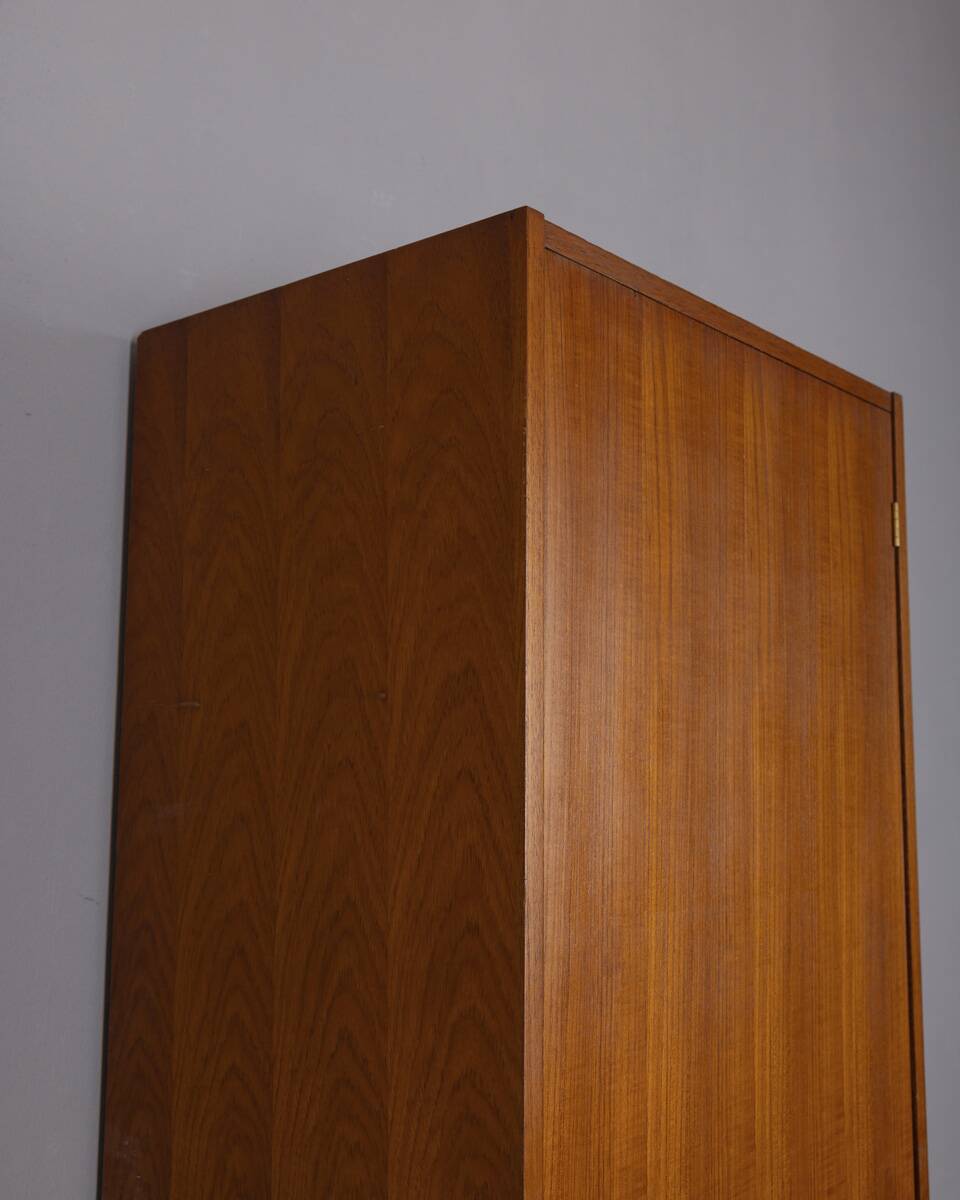 Vintage 1960s wooden wardrobe designed by ZAM Milano Italy