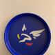 Mebel Italy blue round tray
