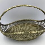brass basket with handle year 60