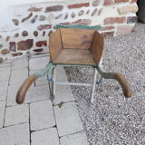 Wooden children's wheelbarrow