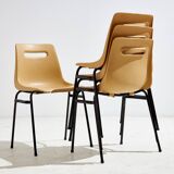 Stackable Plastic Chair by Grosfillex, 1970s (MK10592)