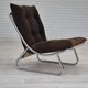 1970s, British design by Peter Hoyte, "Sling" lounge chair, corduroy, original condition.