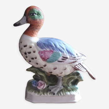 Canard en porcelaine biscuit