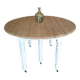 Renovated oak folding table
