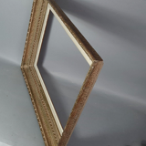 Old frame patinated wood montparnasse 59x47 foliage 46x33 cm circa 1930/50 sb104