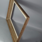 Old frame patinated wood montparnasse 59x47 foliage 46x33 cm circa 1930/50 sb104