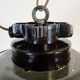 Vintage industrial factory hanging light, 1970s