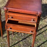 Pair of mahogany bedsides