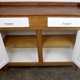 Parisian buffet wood kitchen