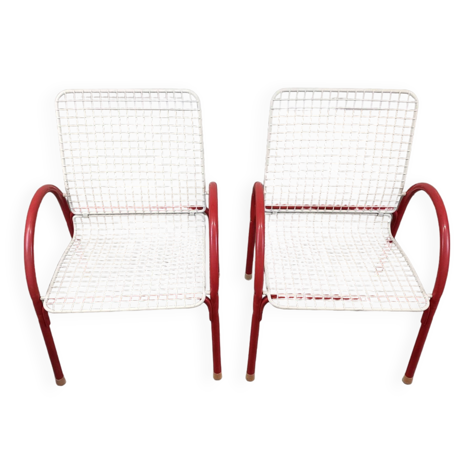 Pair of Emu Rio garden armchairs