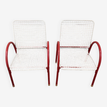 Pair of Emu Rio garden armchairs