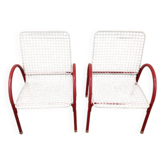 Pair of Emu Rio garden armchairs