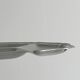 Silver stainless steel compartment dish
