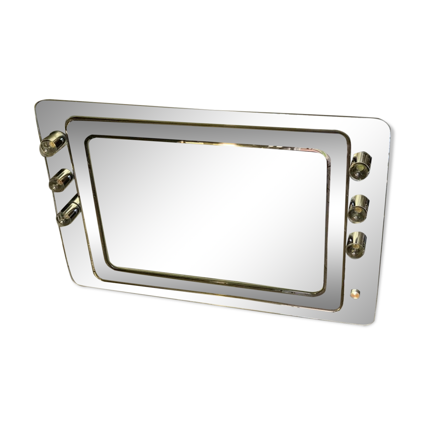 Mirror of lodge or bathroom circa 1980