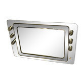 Miroir de loge ou de salle de bain circa 1980