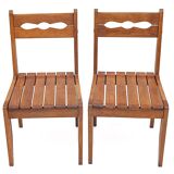 Set of 4 Guillerme and Chambron chairs