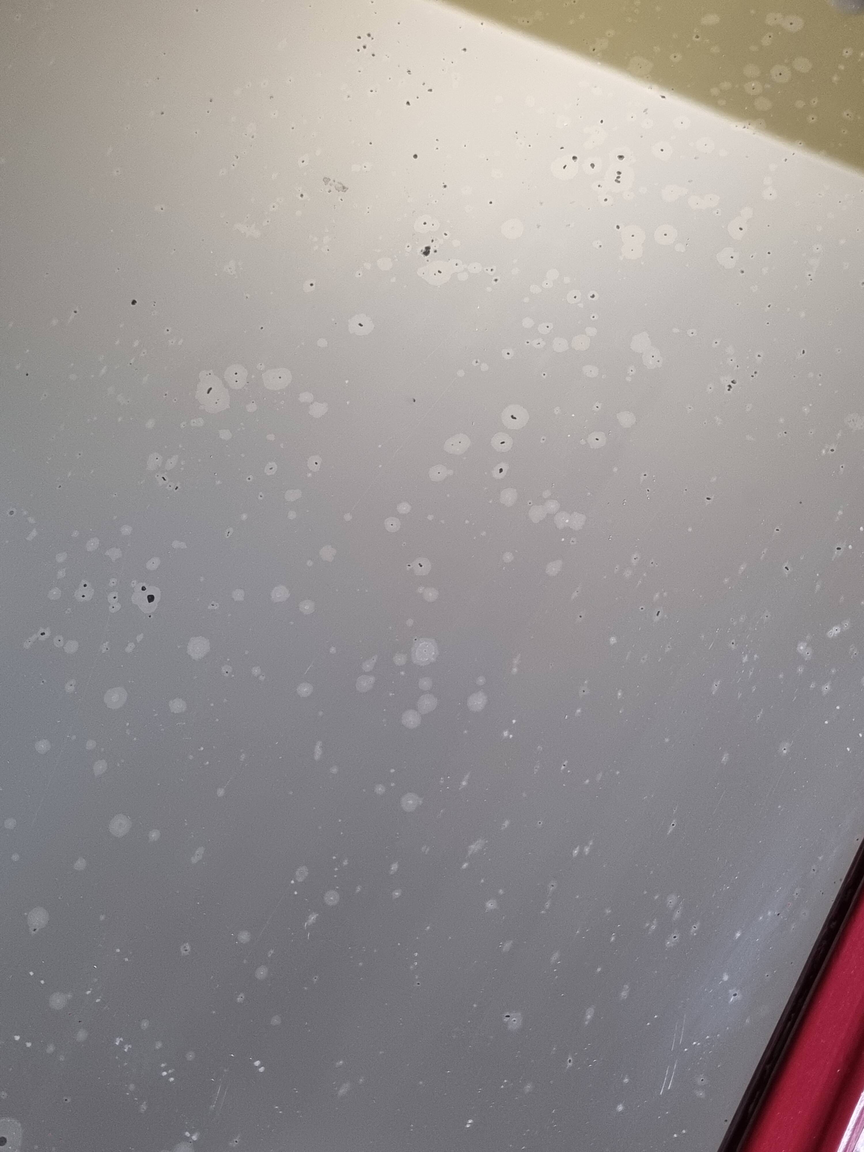 Vintage Louis Philippe style table mirror in Basque red 48 cm x 61 cm