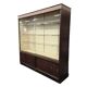 XL vintage wooden display cabinet / sideboard / wall cabinet