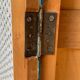 Armoire parisienne ancienne Luterma patine grise bleutée