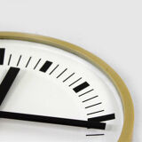 Railway gold Factory Clock from Pragotron, 1970's