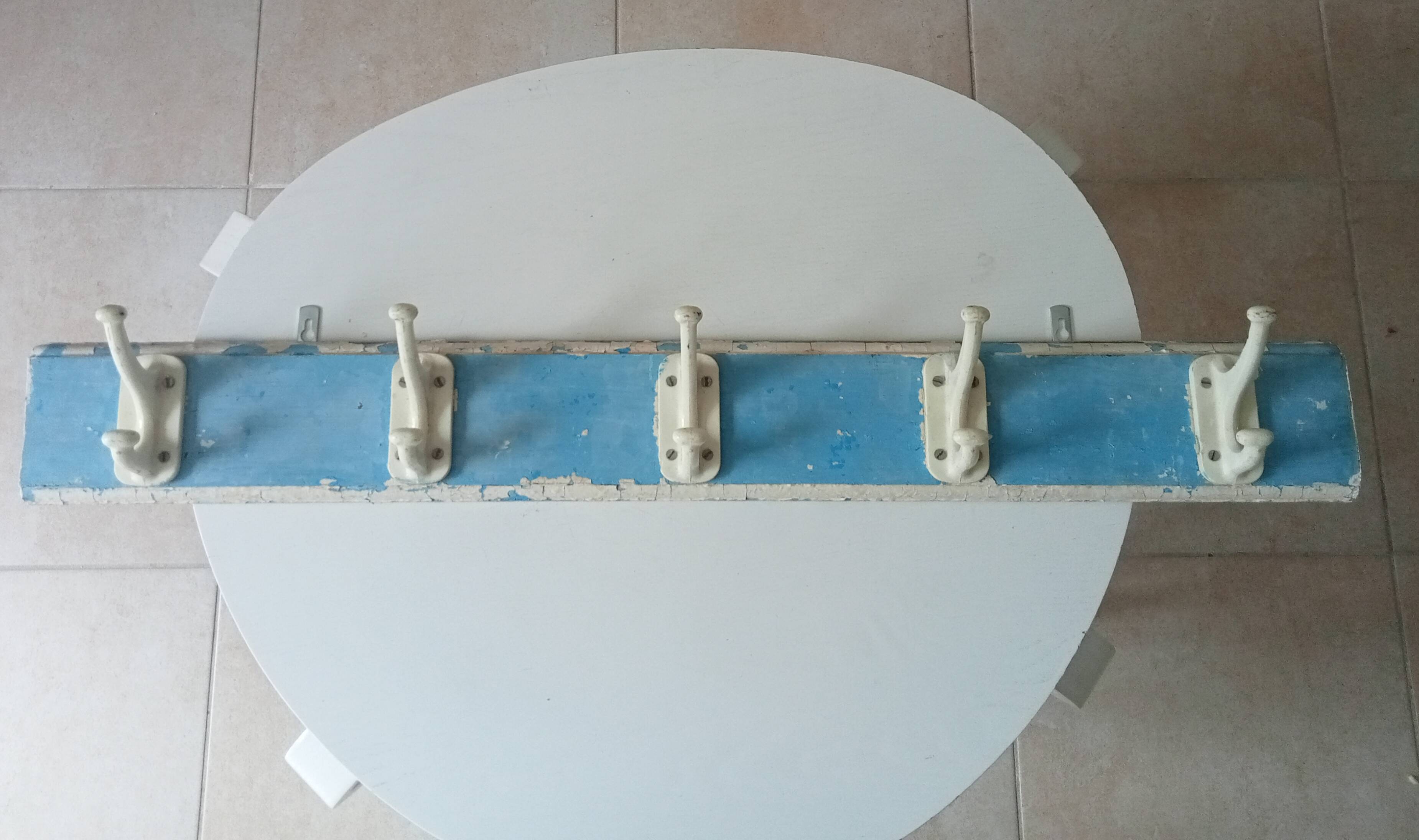Vintage wall coat rack from the 60s/70s