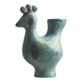 Zoomorphic ceramic vase, France, circa 1960.