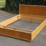 two-seater in rattan signed Dal Vera