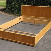 two-seater in rattan signed Dal Vera