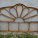 Vintage rattan headboard 2 seats 150 x 103 cm