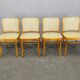 Set of 4 Bentwood Chairs No. 811 after Hoffmann, 1990s