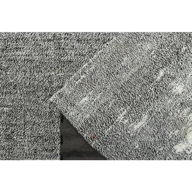 1970s Turkish Oushak handmade wool cotton gray runner 111x352