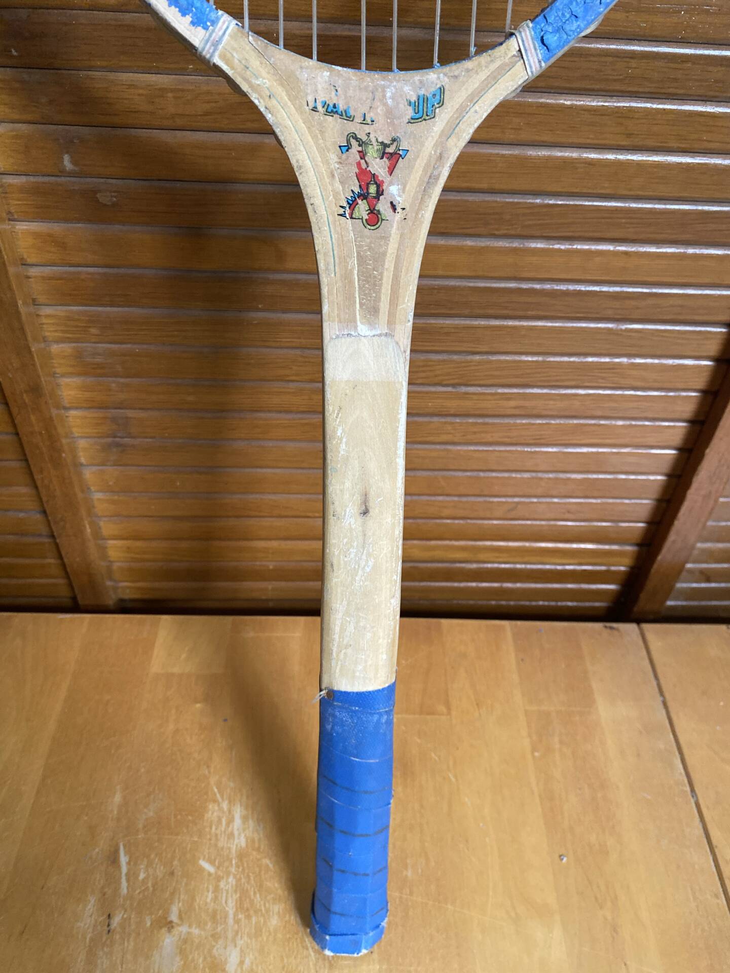 Vintage Wooden Tennis Racket