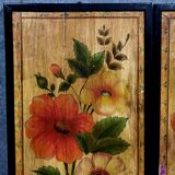 Series of architectural panels of woodwork