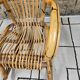 Rocking chair bambou 1950
