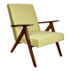 B-310 VAR armchair green olive velvet - light