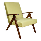 B-310 VAR armchair green olive velvet - light
