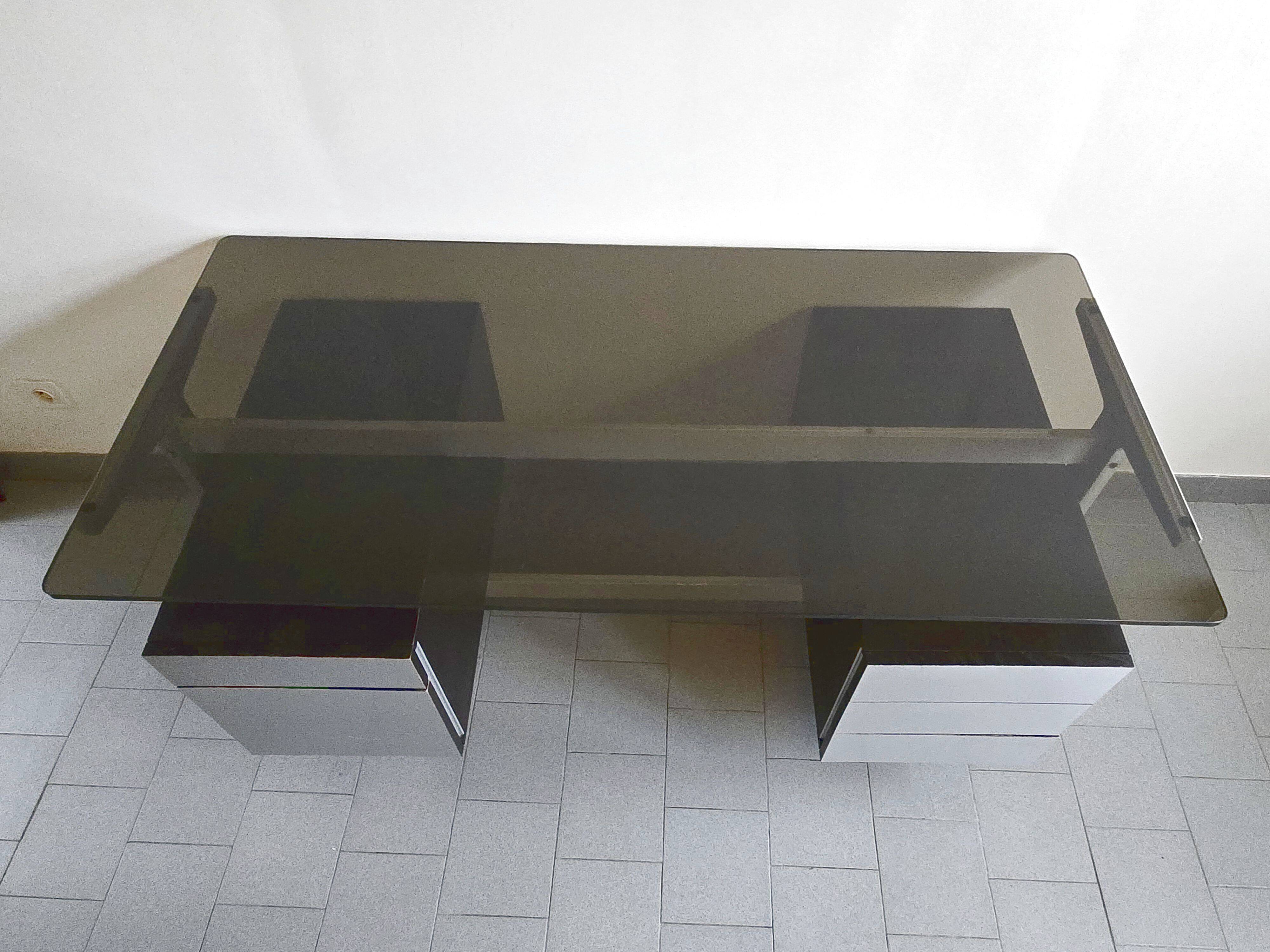 Vintage 1970 desk by Etienne Fermigier for JFR