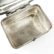 Sucrier, néoclassicisme, laiton argenté, Fraget, Pologne, 19e siècle