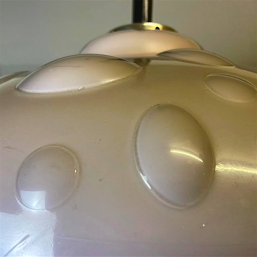 Space Age retractable dining room hanging lamp