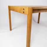 Table à manger en chêne et liège de design danois des années 1970