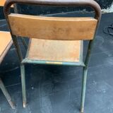 Suite of 4 school chairs by Stella