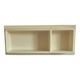 Prisunic vintage cream wall shelf