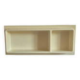 Prisunic vintage cream wall shelf