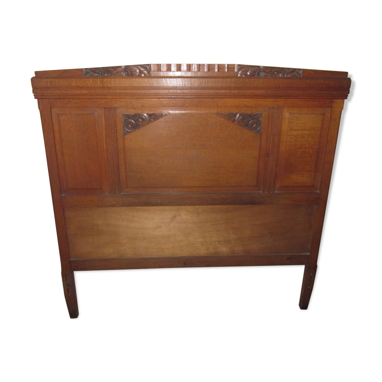 Headboard of the years 1930 in oak