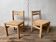 Pair of vintage dlg charlotte perriand Illmari tapiovaara chairs