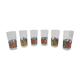 Verres motifs à fruits