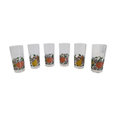 Verres motifs à fruits