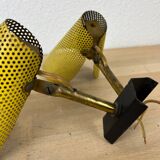1950s perforated metal wall light