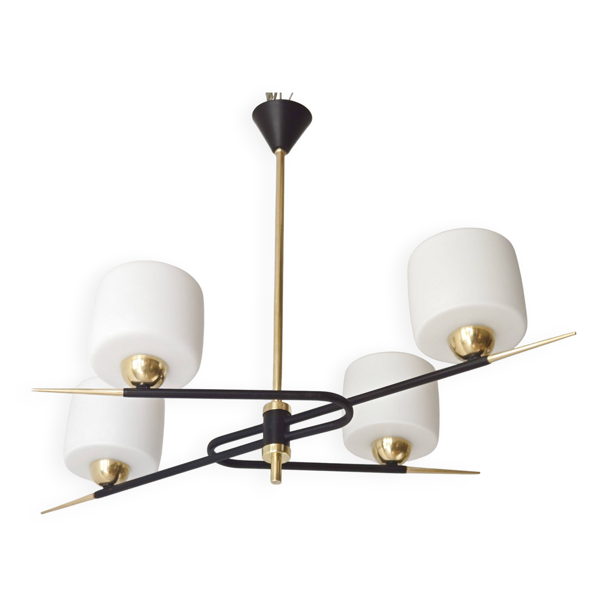 Vintage Arlus pendant light from the 1950s